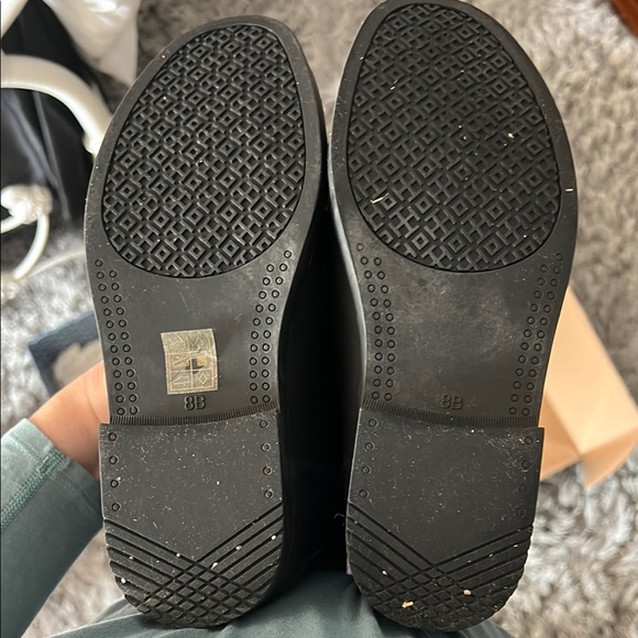 Black Quilted Tory Burch Rain Boots - Picture 4 of 7